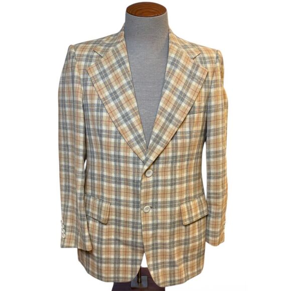 Hart Schaffner & Marx & Christian Dior 1970 Cricketeer Sport Coat 38R